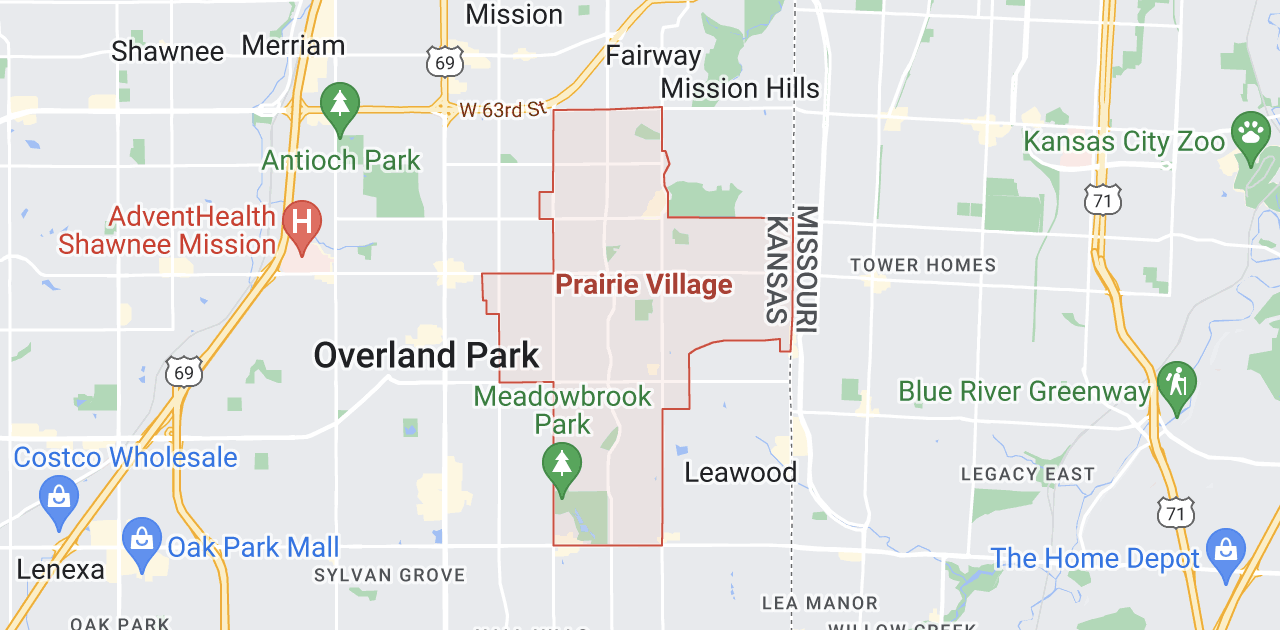 Prairie Village Map